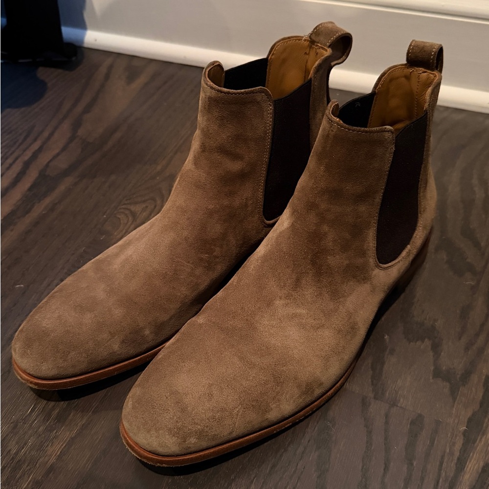 Men's Vince Suede Chelsea Boots - Tan/Brown